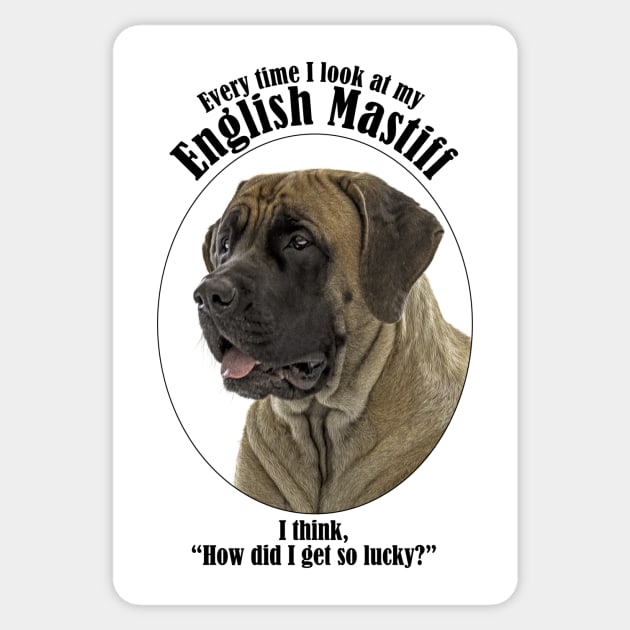 Lucky Mastiff Sticker by You Had Me At Woof